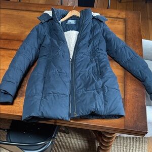 Fat Face Navy Puffer Jacket